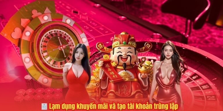 ĐIỀU KHOẢN VÀ ĐIỀU KIỆN 6 🧾 Lạm dụng khuyến mãi và tạo tài khoản trùng lặp